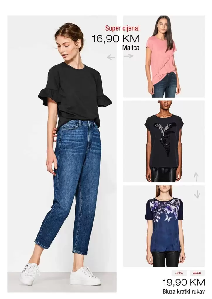 crna kosuljica je snizena. bebi roza kosulja. akcija.