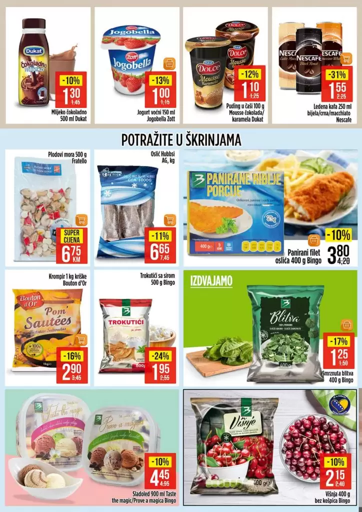 Bingo super akcija. bingo kljad dobrih cijena. snizeno. akcija. popust. 