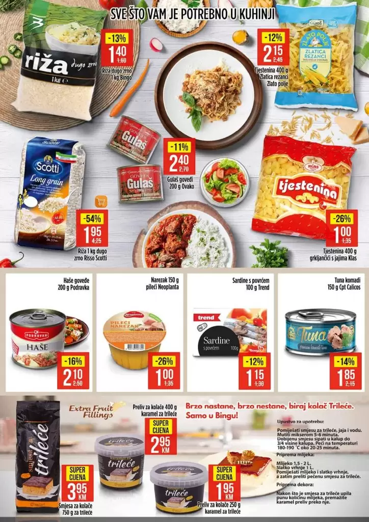 Bingo super akcija. bingo kljad dobrih cijena. snizeno. akcija. popust. 