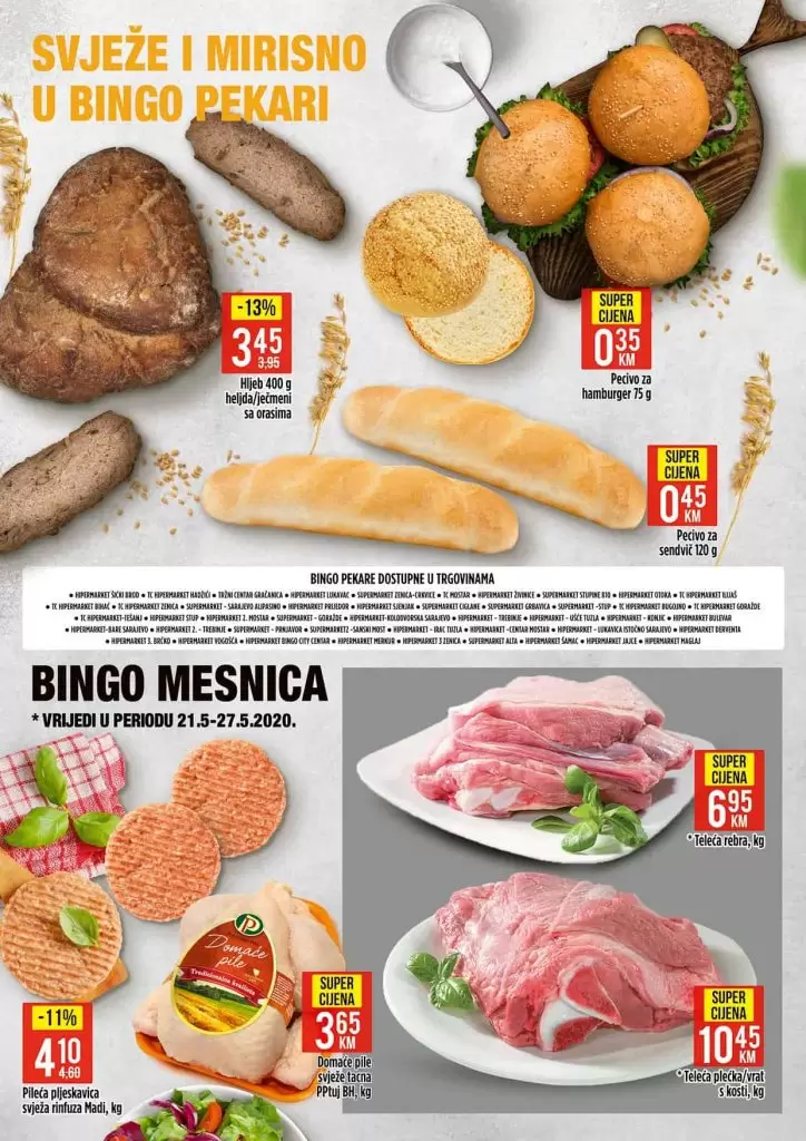 Bingo super akcija. bingo kljad dobrih cijena. snizeno. akcija. popust. 