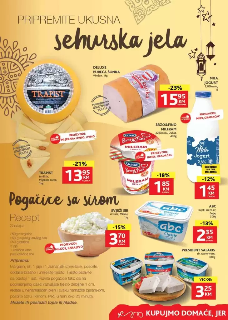 konzum akcijaki katalog. snizenje salame