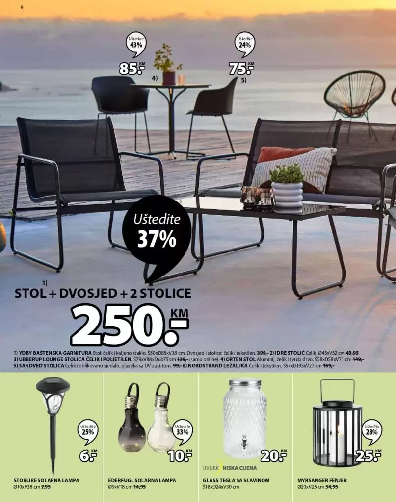 Jysk akcija. Jysk madrac. katalog. popust. snizenje. bastenski namjestaj