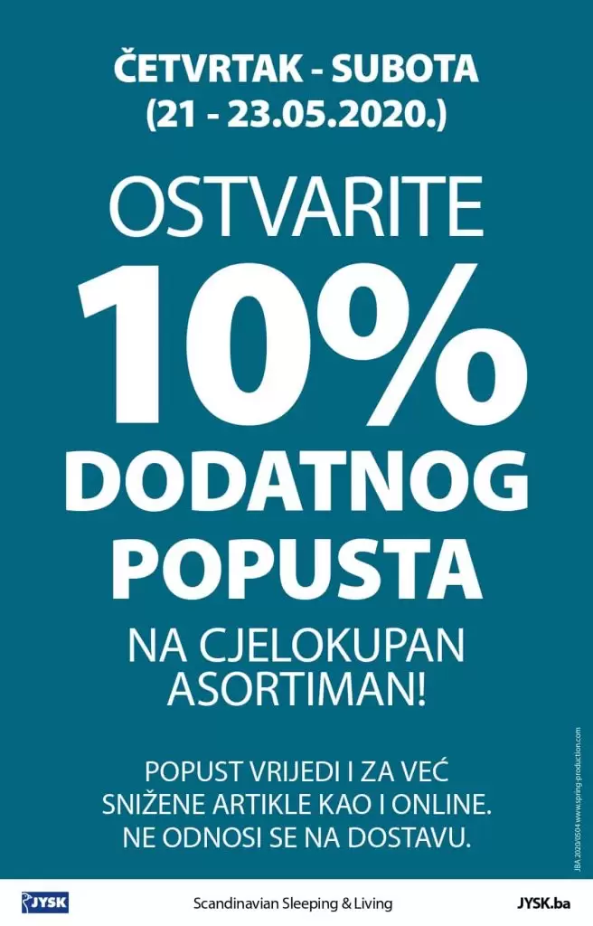 ostvarite dodatni popust.