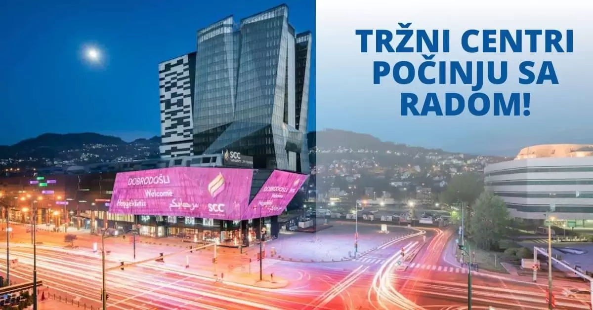 Trzni centri ponovo pocinju sa radom.