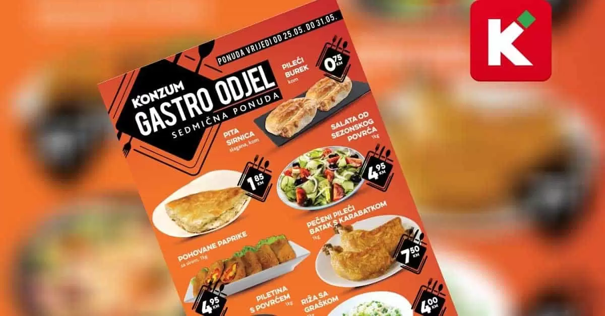 konzum katalog. konzum akcija. konzum snizenje.