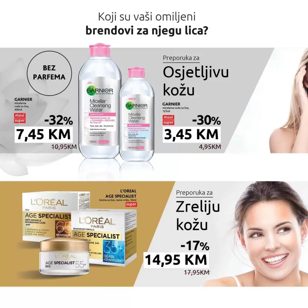 konzum katalog. garnier micelarna voda snizenje