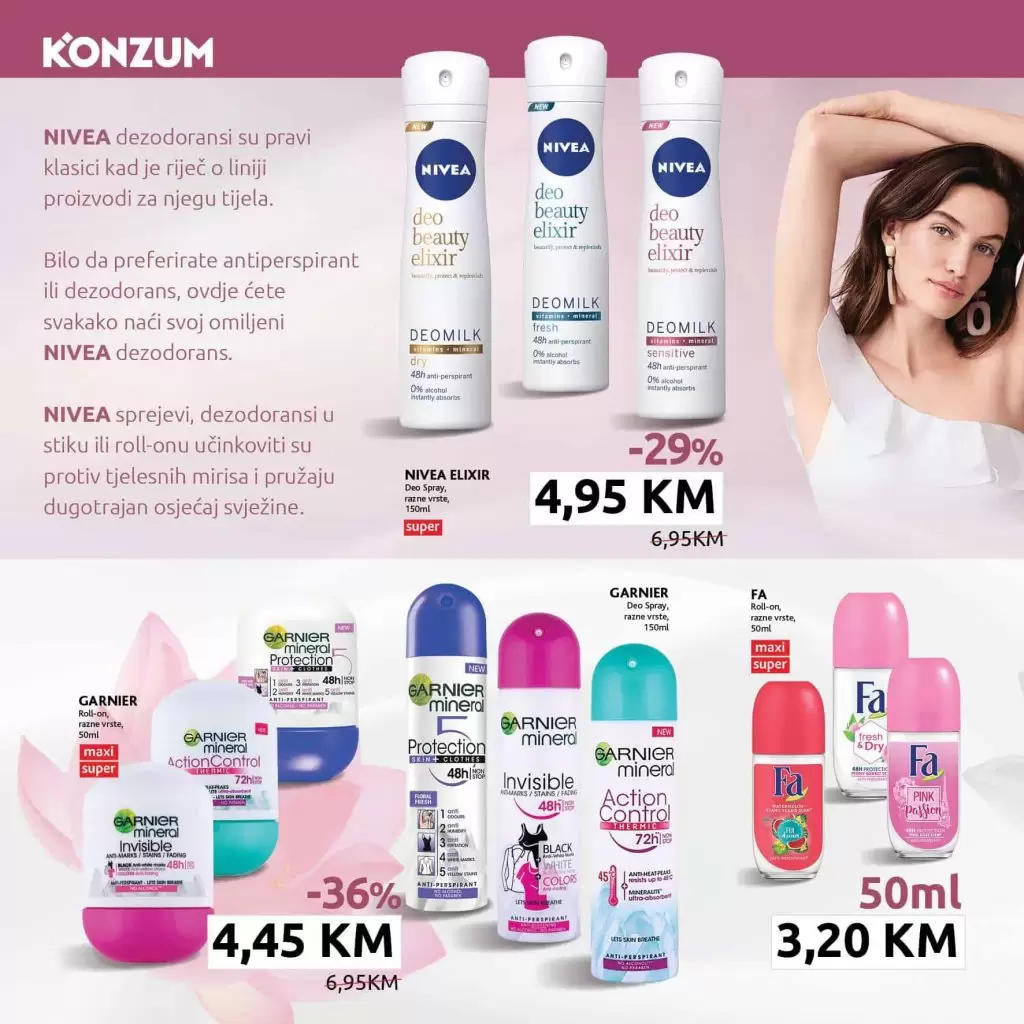 konzum katalog. dezodorans bez aluminija.