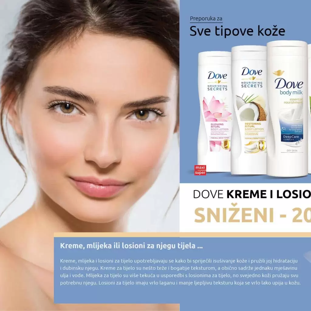konzum katalog. dove njega tijal