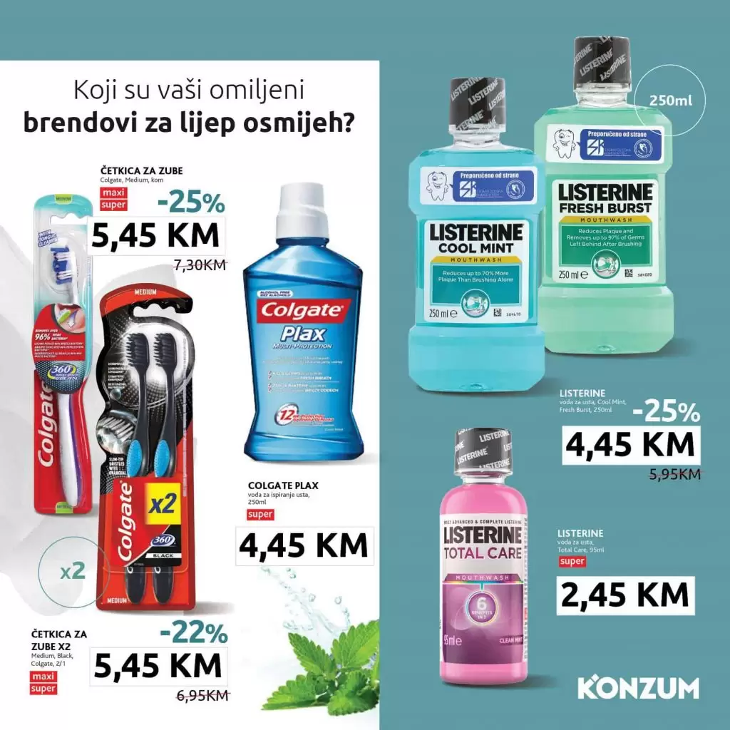konzum akcijski katalog.  voda za usta