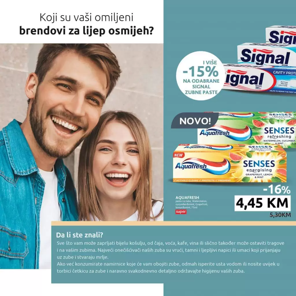 konzum akcijski katalog.  pasta za zube najbolja 