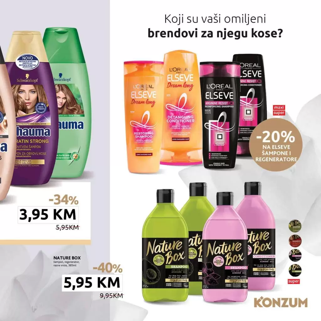 konzum akcijski katalog.  elseve loreal sampon