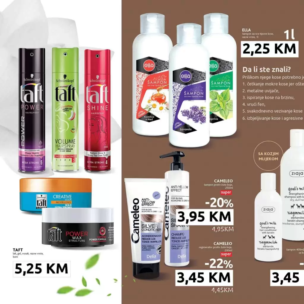 konzum akcijski katalog.  taft 