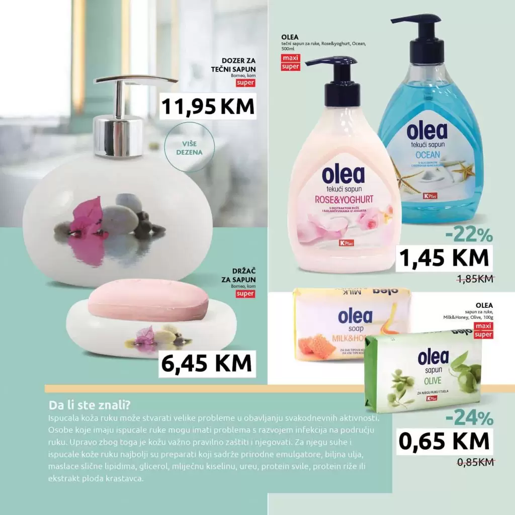 konzum akcijski katalog.  sapun za ruke