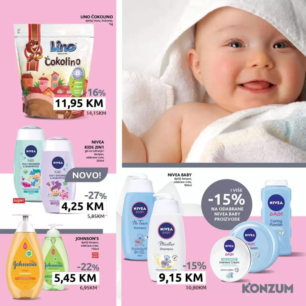 konzum akcijski katalog.  bebe cokolino