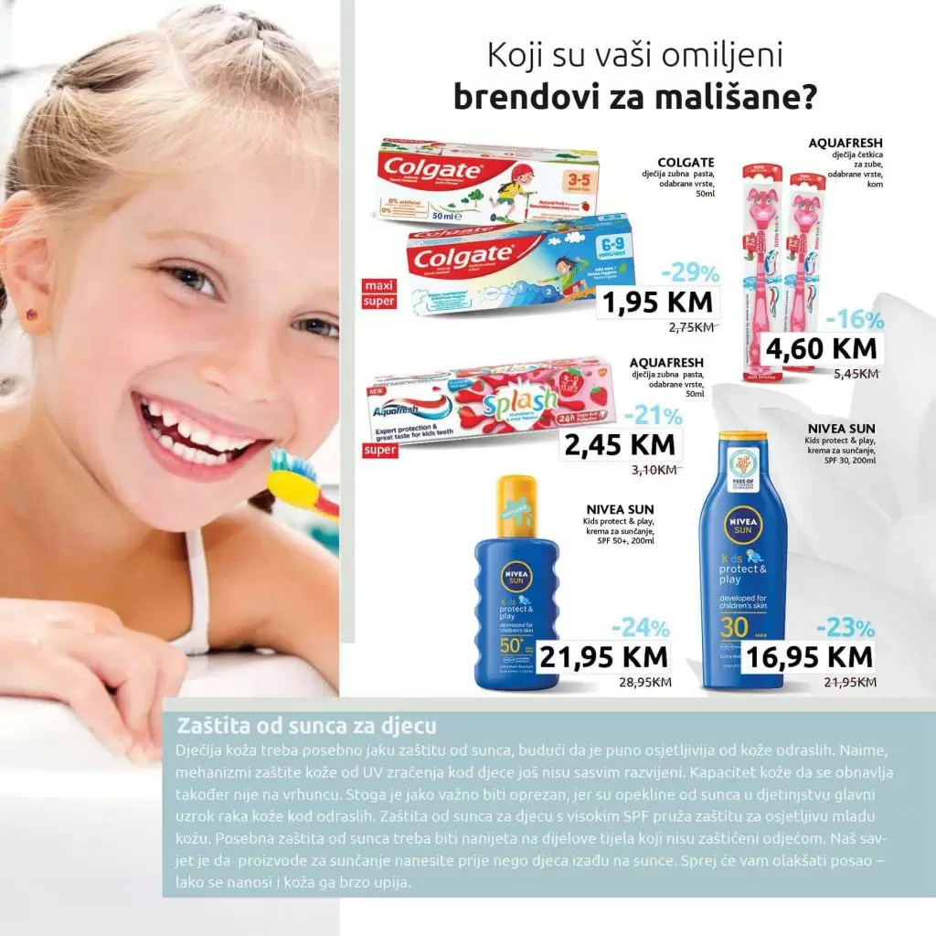 konzum akcijski katalog.  sun protect 