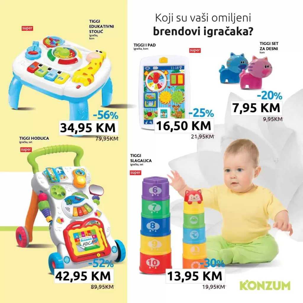konzum akcijski katalog.   igracka za bebu 