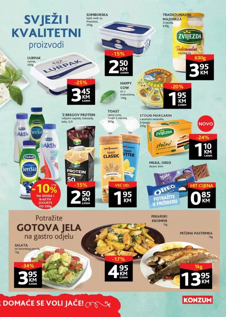 konzum katalog. konzum akcije. snizenje. snizeno. popust.  