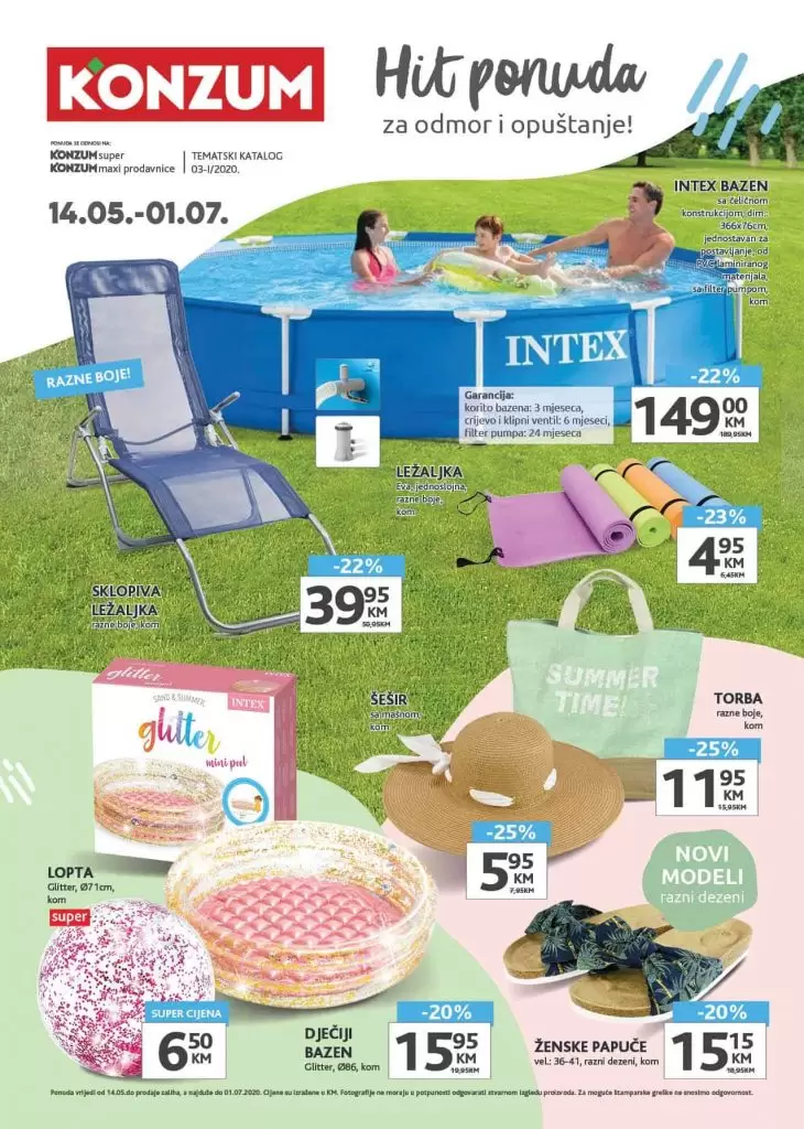 Konzum akcijski katalog. konzum snizenje. konzum akcija. snizeno. popust. katalog.