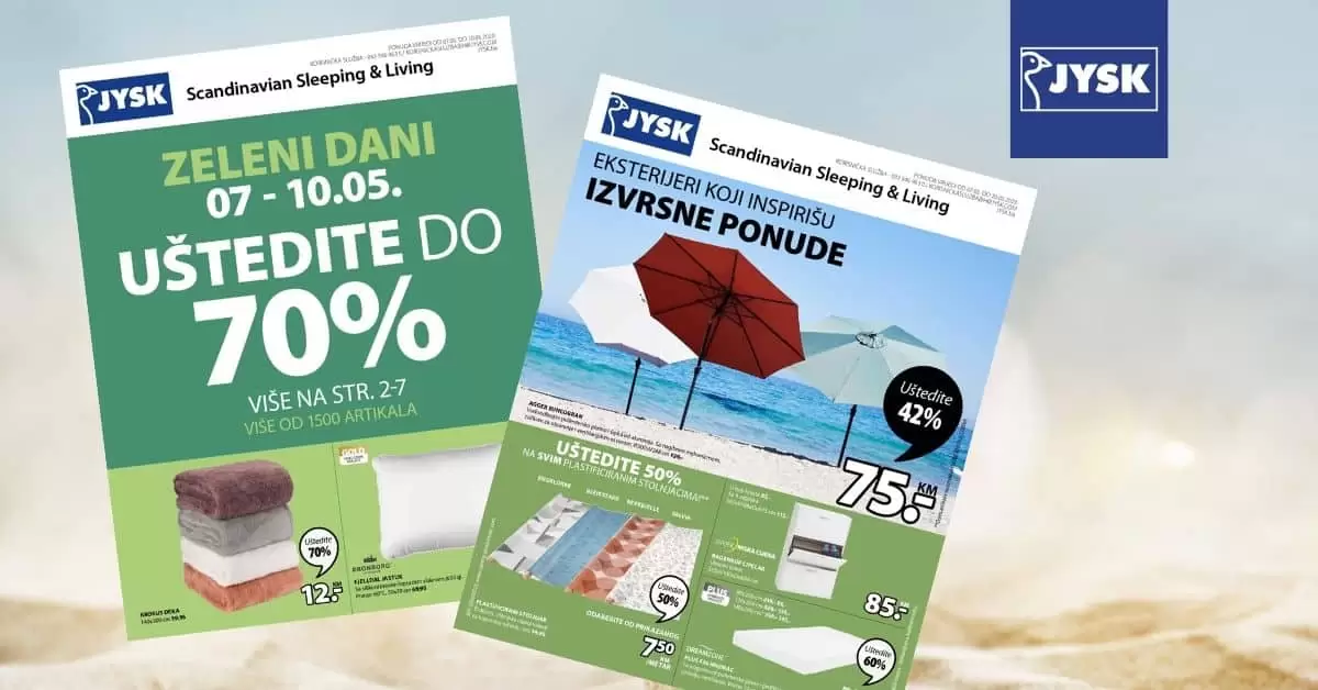 Jysk akcija. Jysk madrac. katalog. popust. snizenje.