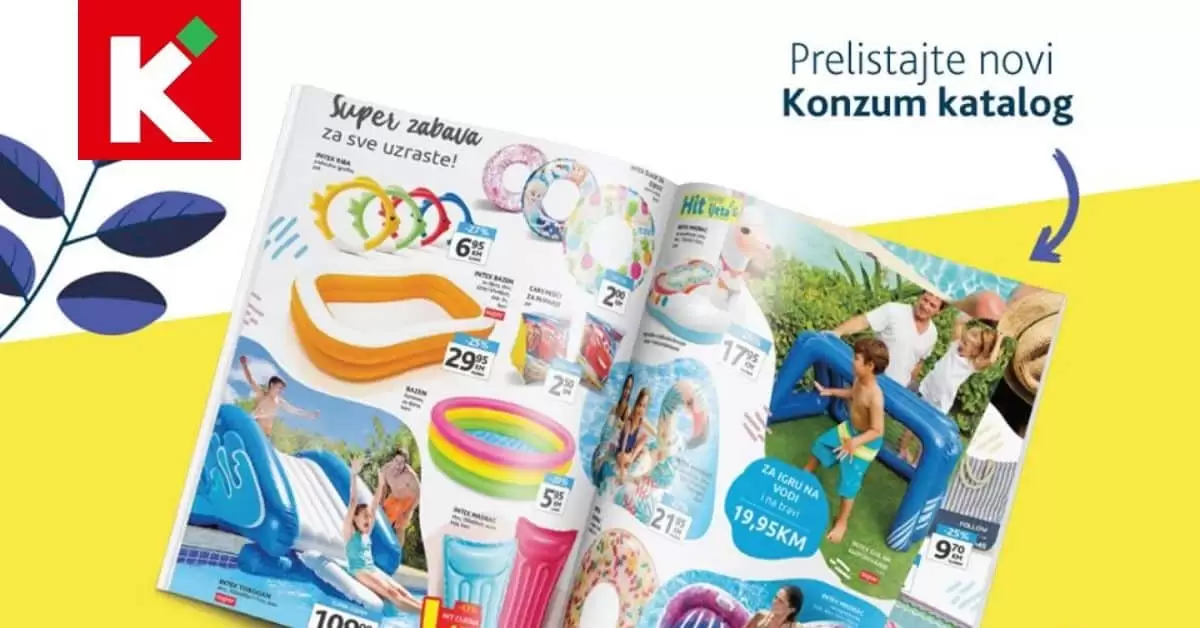 Konzum akcijski katalog. konzum snizenje. konzum akcija. snizeno. popust. katalog.