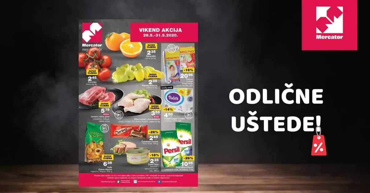 mercator katalog. mercator lozionicka. mercator tuzla. vikend akcija. snizeno
