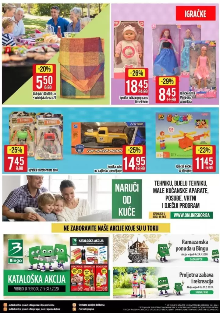 bingo super akcija. popust cijene. 