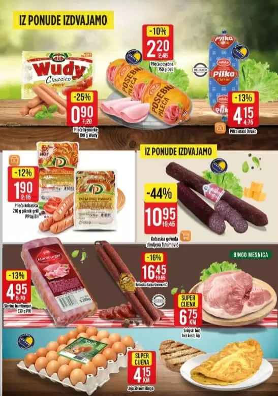 bingo katalog. bingo super akcija. snizenje. snizeno.  prehrana