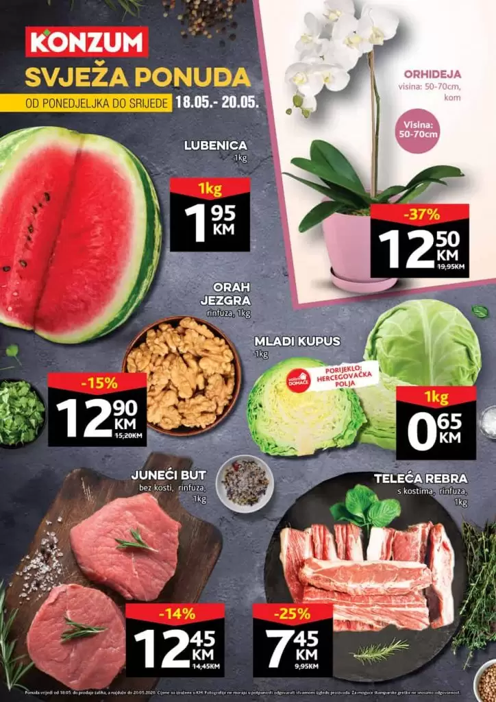 konzum svjeza ponuda! idealan poklon za bajram