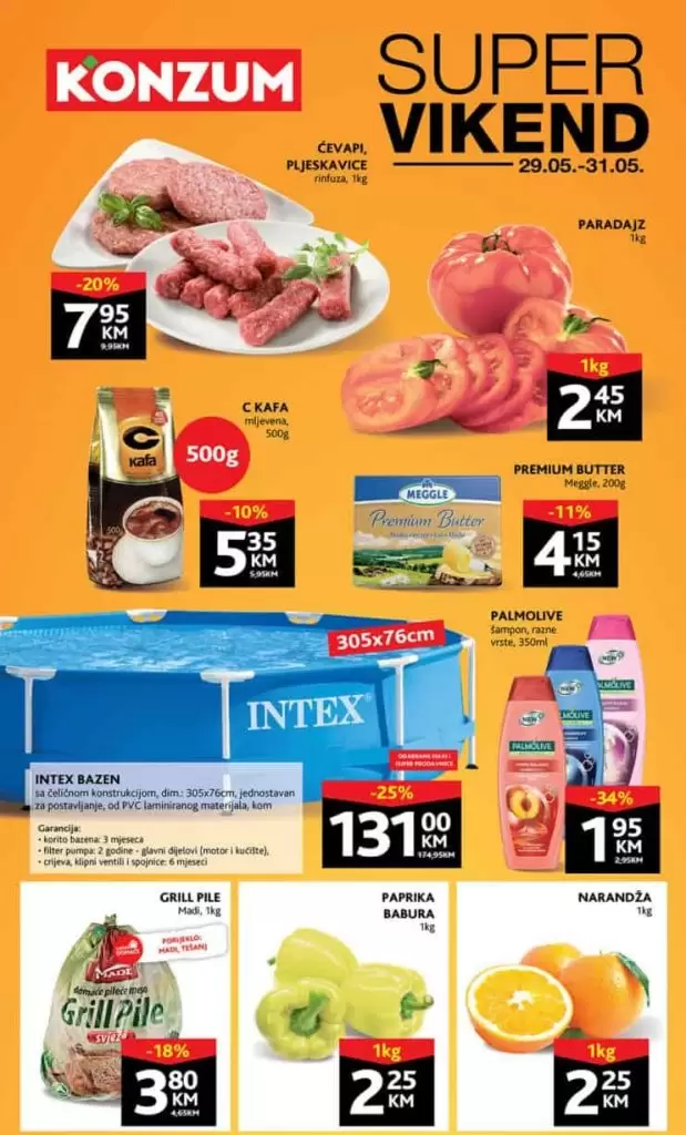 konzum katalog. vikend akcija u konzumu. sniženje. akcija.