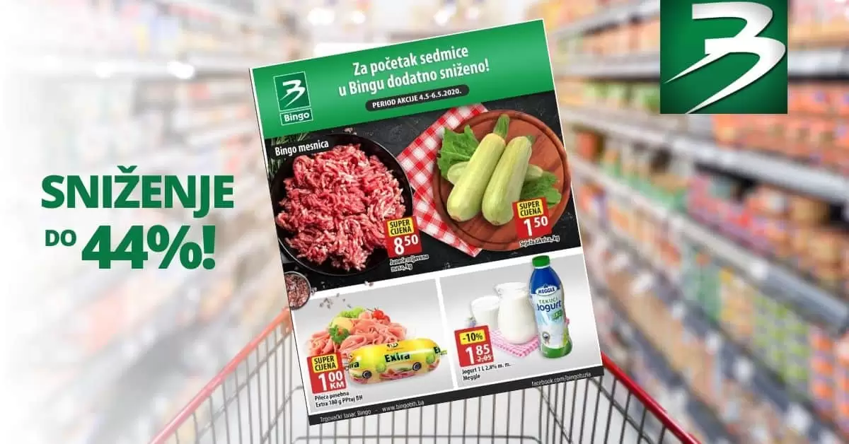 Bingo katalog. bingo akcija. bingo snizenje.