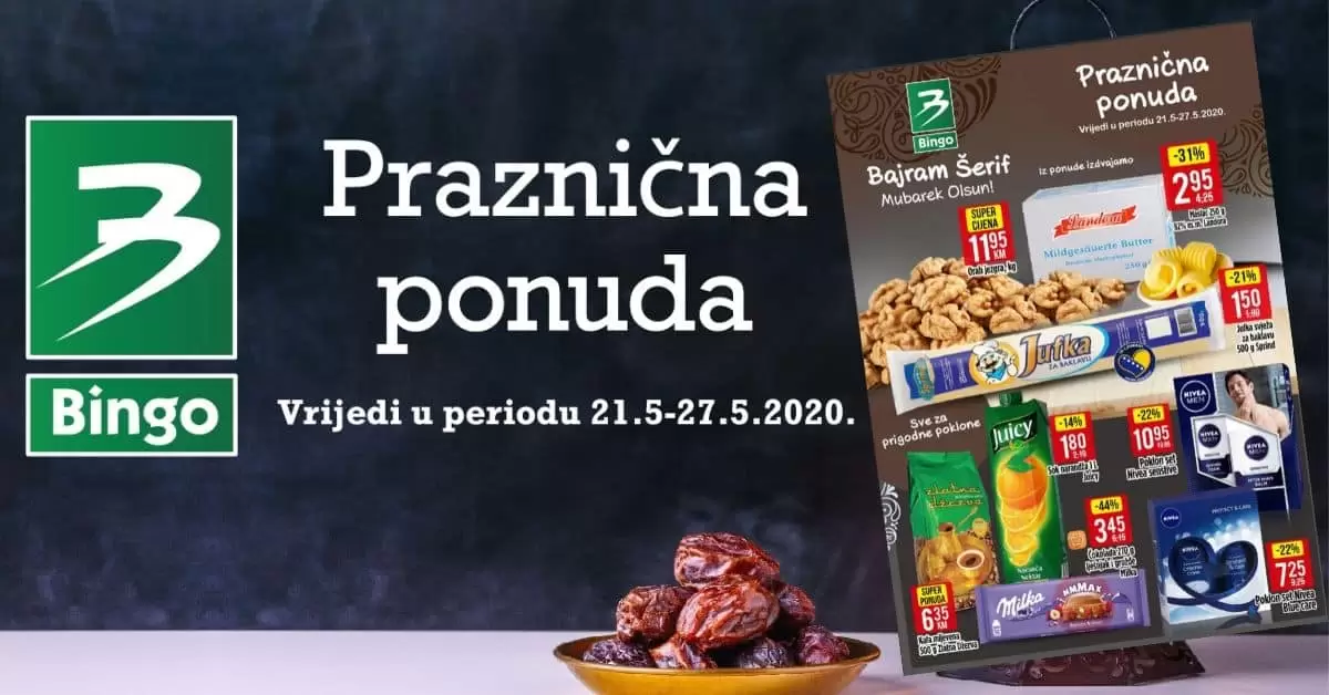 bingo super akcija. akcijski katalog bingo katalog. prehrana. snizeno.