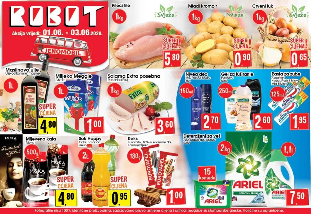 robot super akcija. snizenje. popust. akcija.