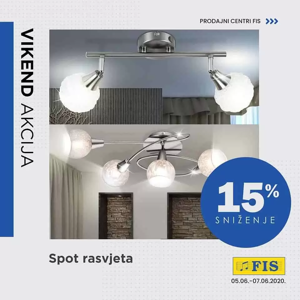 fis vikend akcija. fis katalog. fis rasvjeta