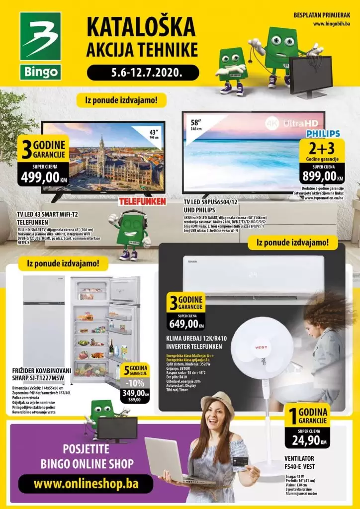 bingo tehnika. bingo katalog. klima