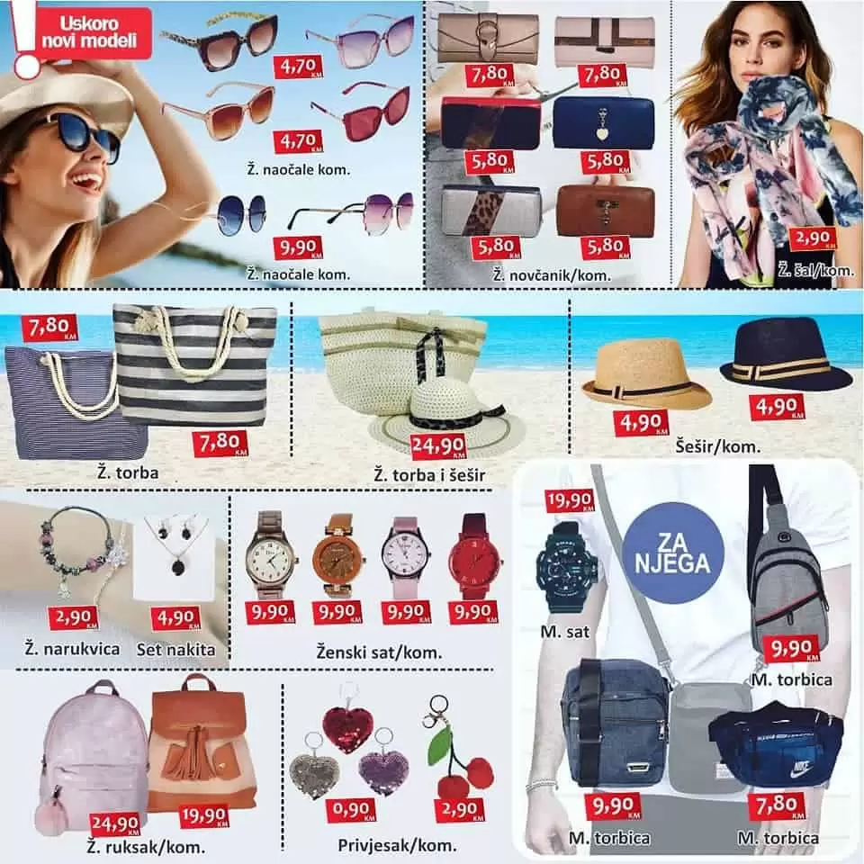 izbor trgovine katalog. izbor trgovine akcija.  sesir, torba