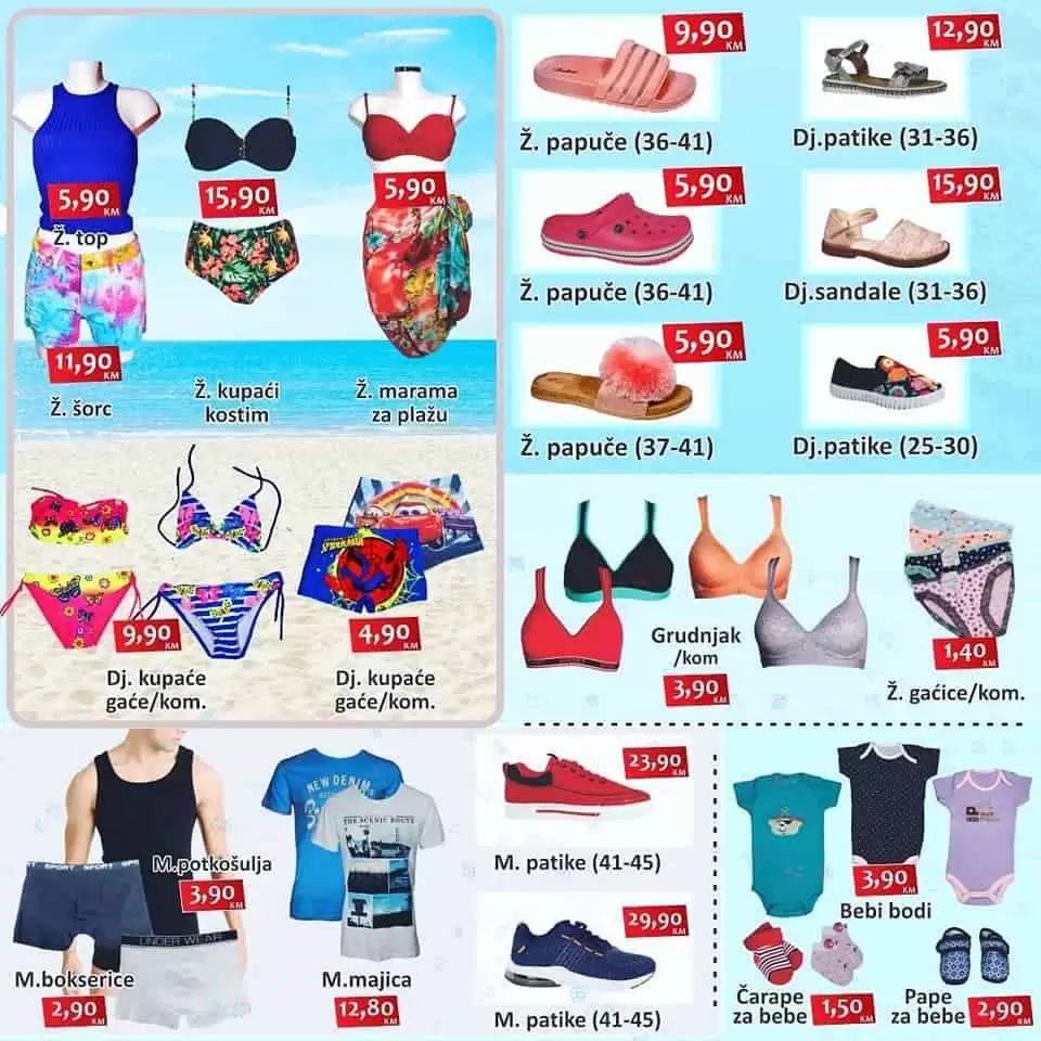 izbor trgovine katalog. izbor trgovine akcija.  kupaci kostim. grudnjak, gacice, pareo