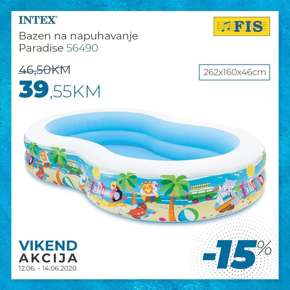 fis snizenje bazeni. 