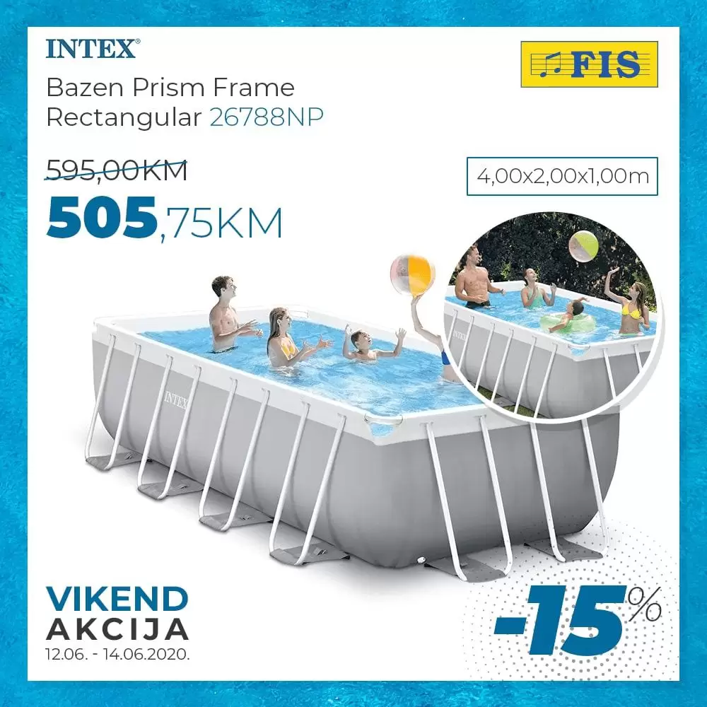 fis snizenje bazeni.  fis popust