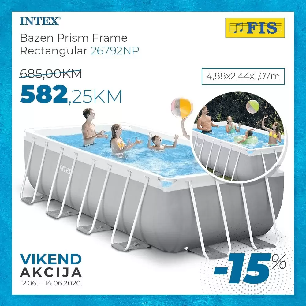 fis snizenje bazeni.  ustedite sa fisom. 