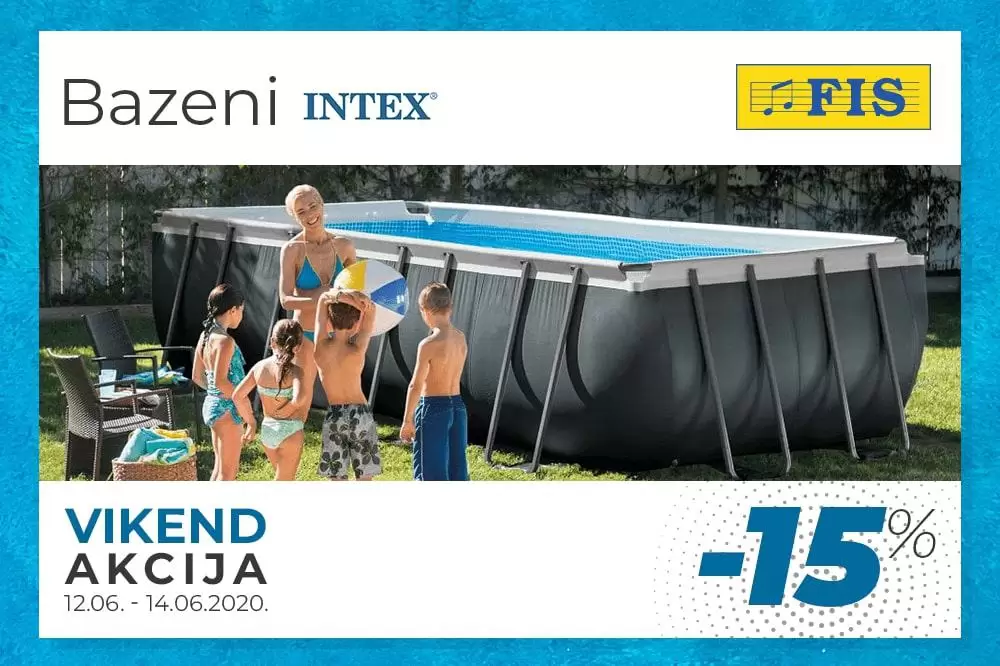 fis snizenje bazeni. vanjski bazen