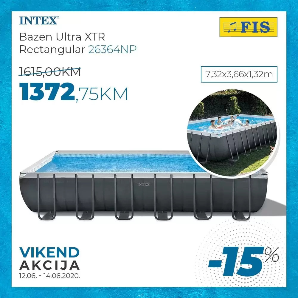 fis snizenje bazeni.  intex bazen