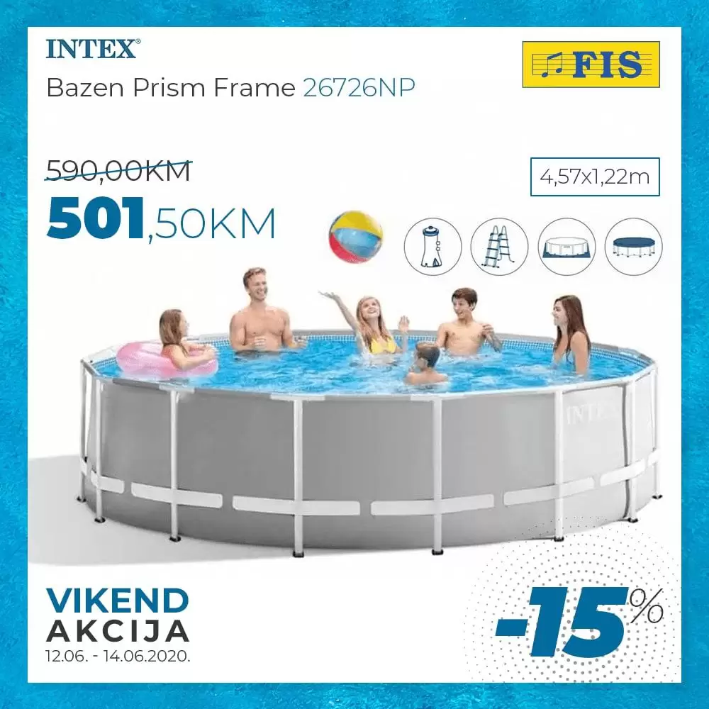 fis snizenje bazeni.  veliki bazen za cijelu porodicu.