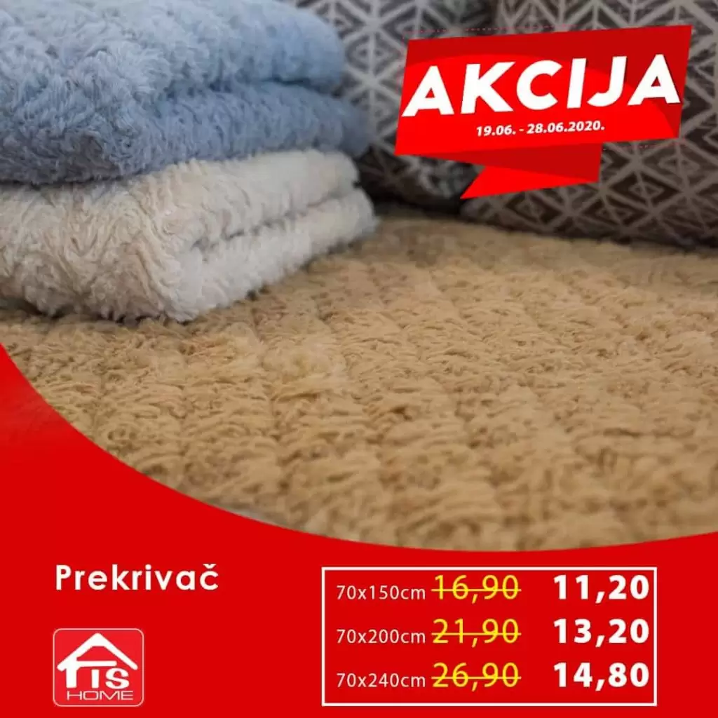 fis home snizenje. fis akcija. prekrivaci za krevet