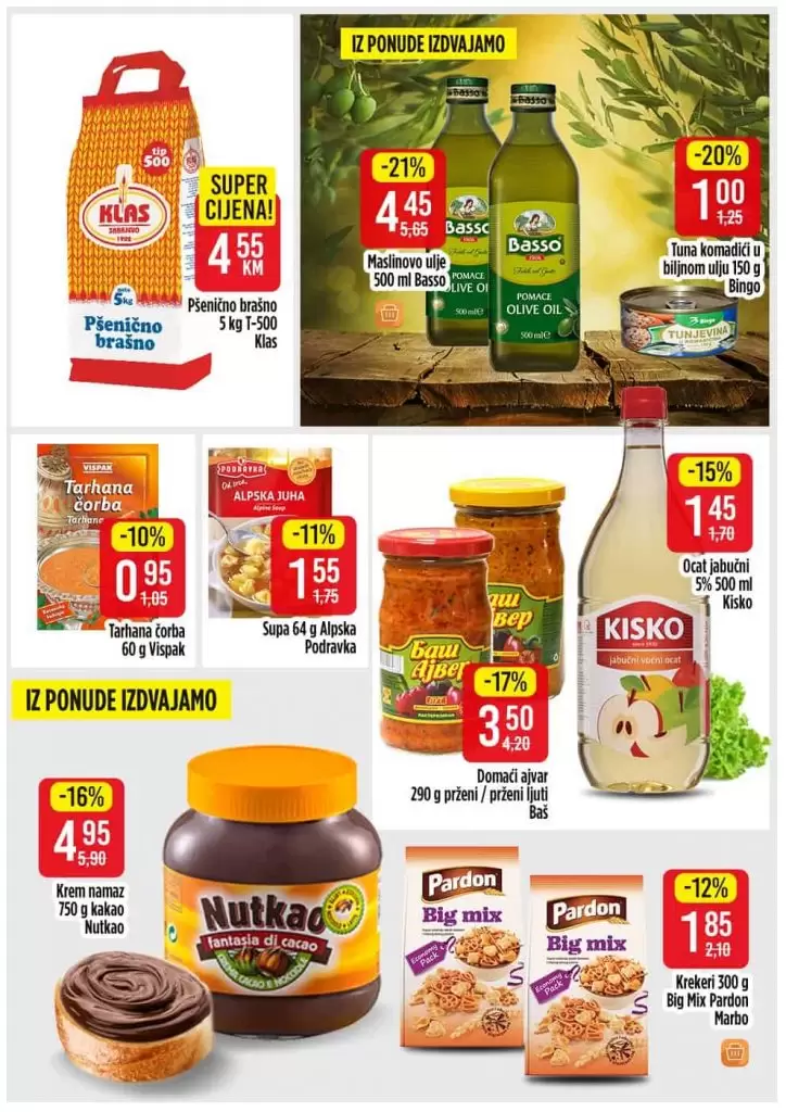 bingo vikend ackija. bingo katalog, bingo snizenje.  maslinovo ulje basso 