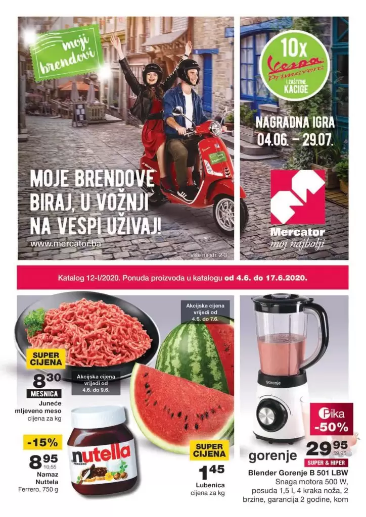 mercator super akcija. mercator snizenje. mercatgor konzum