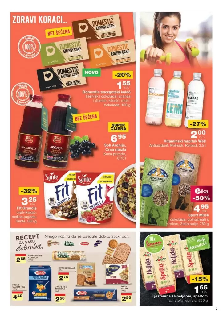 mercator super akcija. mercator snizenje. mercatgor konzum riza