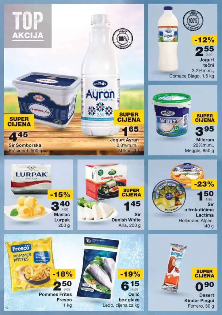 mercator super akcija. mercator snizenje. mercatgor konzum pavlaka