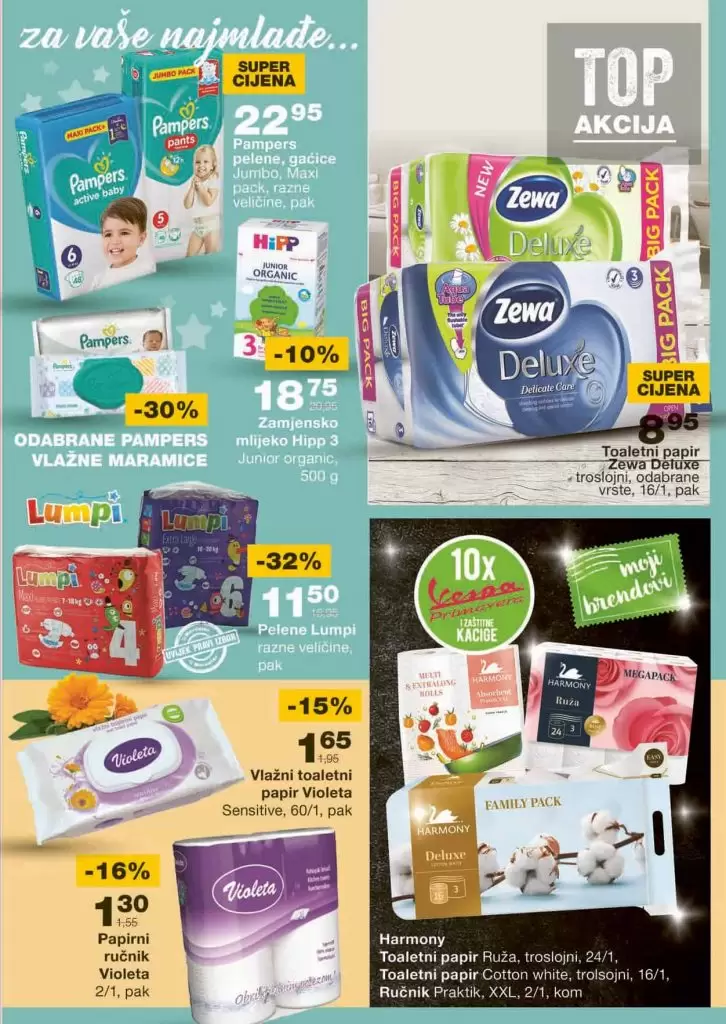 mercator super akcija. mercator snizenje. mercatgor konzum. toaletni papir
