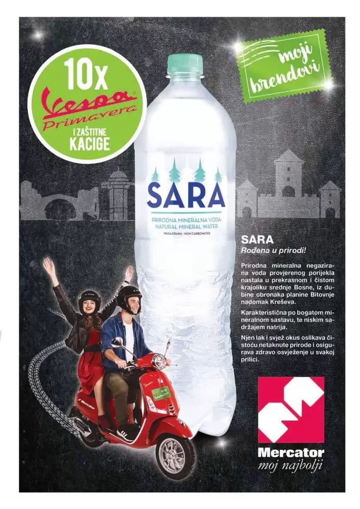 Me4rcator akcija. mercator katalog. mercator lozionicka.  voda sara