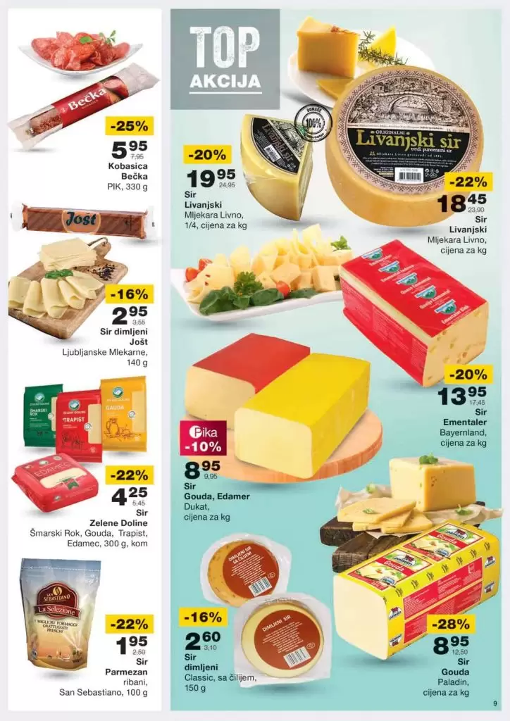 Me4rcator akcija. mercator katalog. mercator lozionicka.  sir.